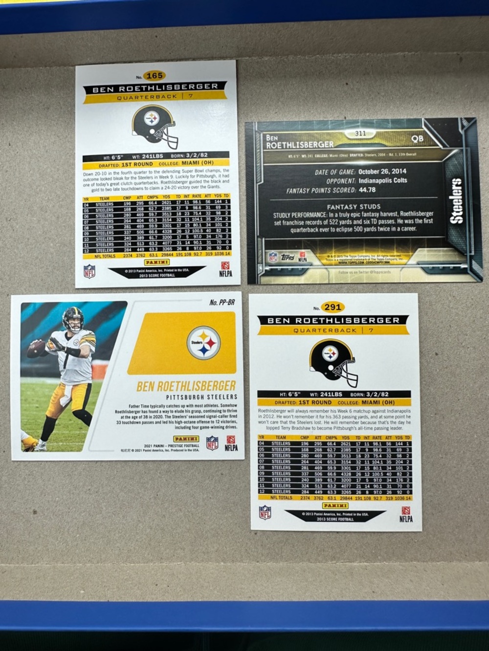 Steelers Troy Polamalu & Ben Roethlisberger + teammates lot of 16 - Picture 5 of 15